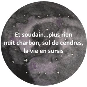 Haiku nuit pour illustrer la phase de déni lors d'un changement. Copyright Valérie Faure