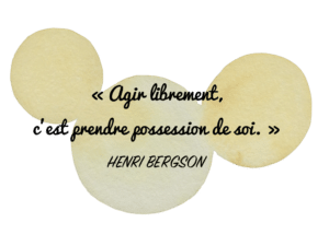 Aquarelle Valérie Faure & citation Henri Bergson pour illustrer l'aura