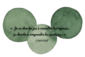 Aquarelle Valérie Faure & citation Confucius pour illustrer le défi créatif