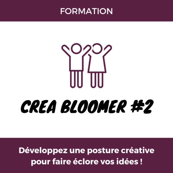 formation créativité "créa bloomer 2" pour développer sa posture créative et faire éclore ses idées, copyright Valérie Faure