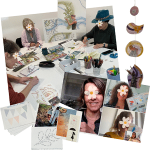 photos bis illustrant les ateliers créatifs Le sentier de Rosée de Bloom, copyright Valérie Faure