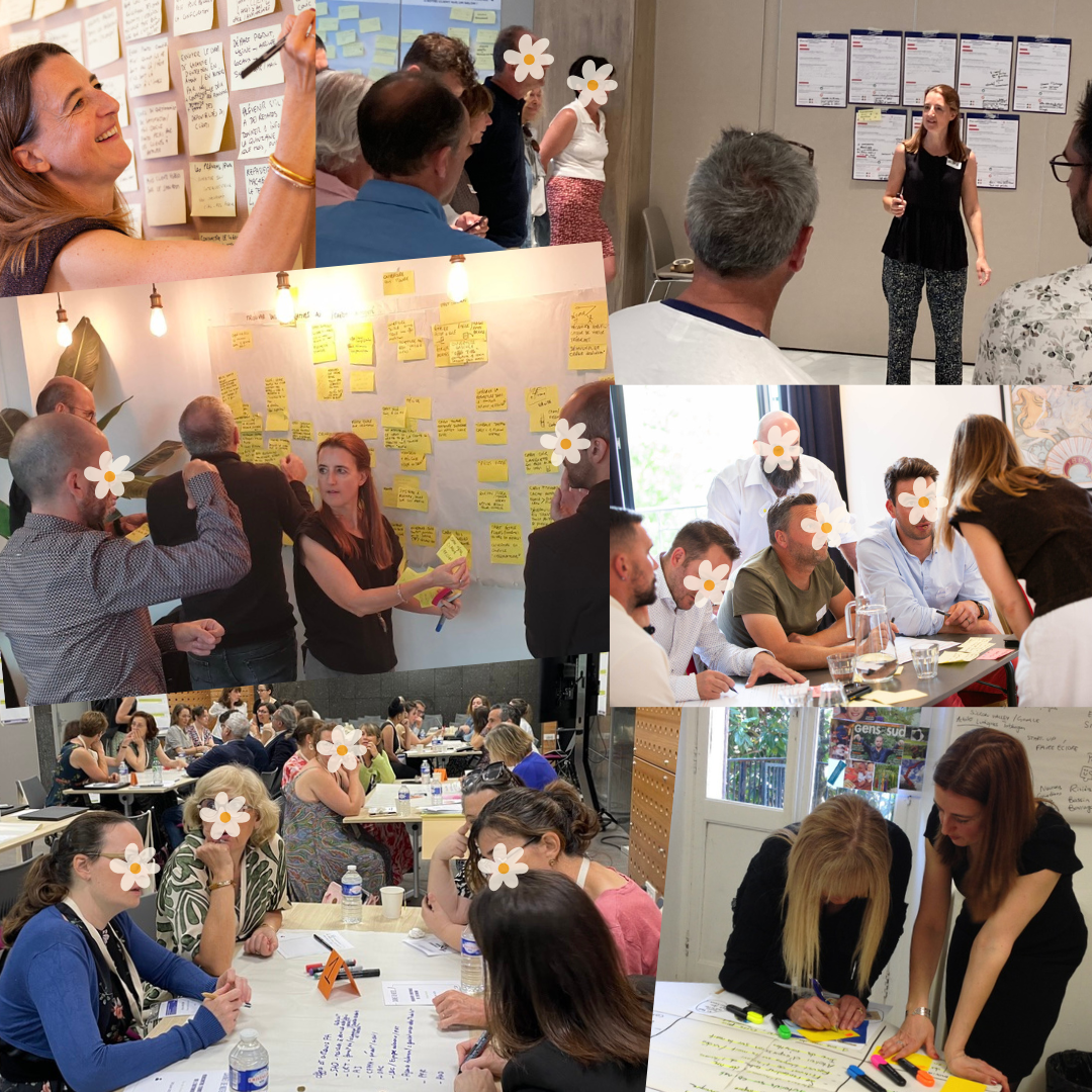 photos illustrant les ateliers de créativité de Bloom, copyright Valérie